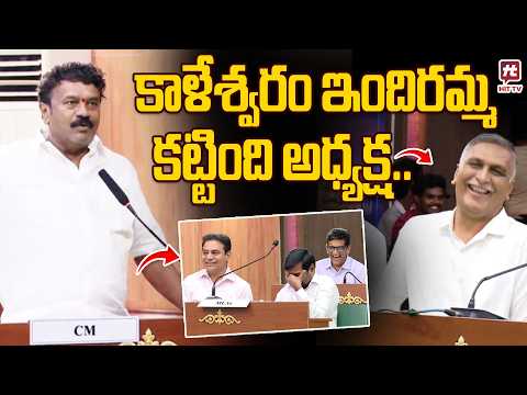 కాళేశ్వరం ఇందిరమ్మ కట్టింది అధ్యక్ష.. Mock Assembly Against Congress | Talasani Srinivas | KTR