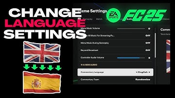 How to Change COMMENTARY LANGUAGE in FC 25 ✅ Change AUDIO Language in EA FC 25