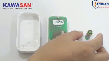 HƯỚNG DẪN SỬ DỤNG CHUÔNG CỬA KHÔNG DÂY KAWASAN KW-DB658