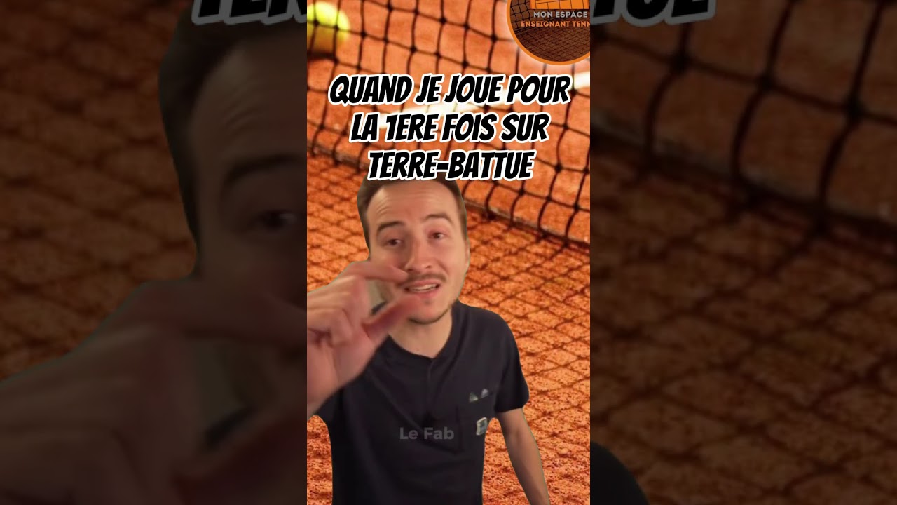 😂 J'ai glissé chef.... #terrebattue #rolandgarros