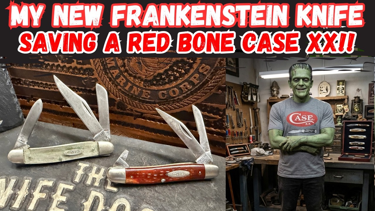 My New Frankenstein Knife! Saving a 1965-1970 Red Bone Stockman 