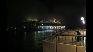 Carnival Spirit docking at Sydney Harbour (July 2019)