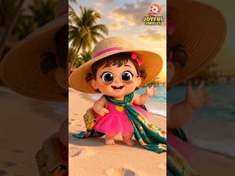 Baby on the Beach  | Baby Enjoy & And Click Pitchers| Nursery Rhymes & Kid Song #shorts #rhymes