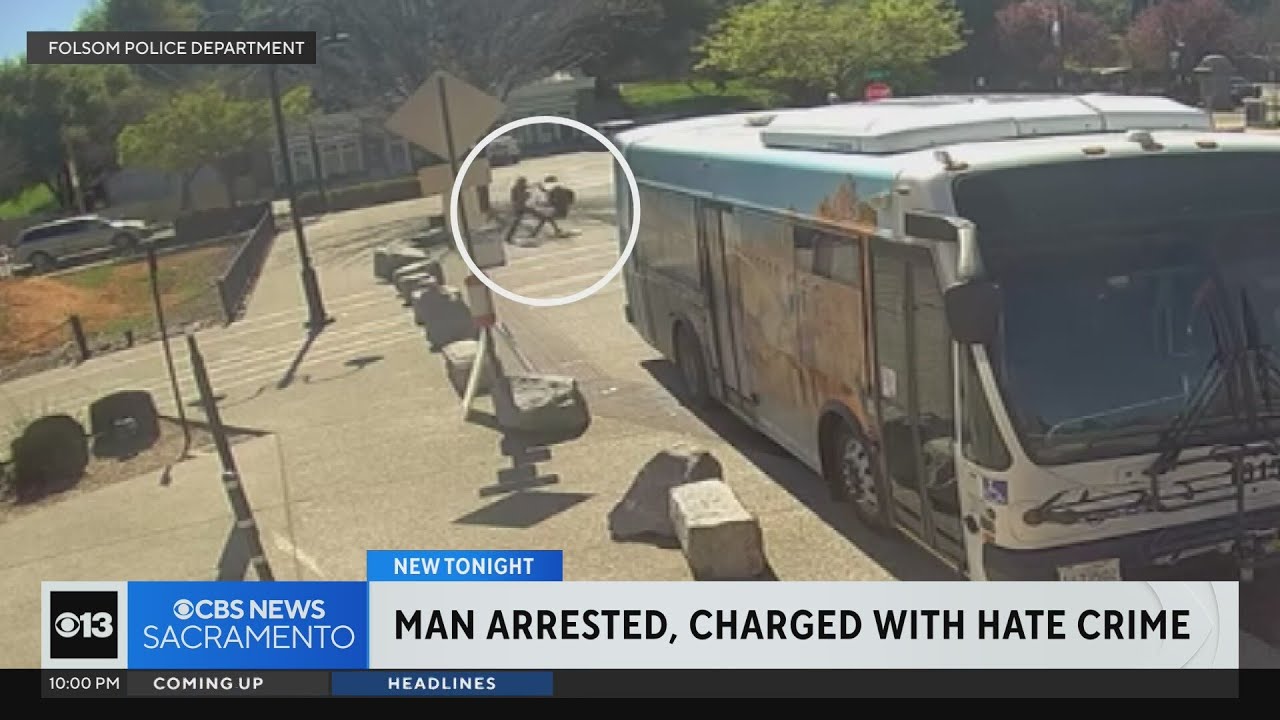 Man arrested, charged with hate crime after Folsom attack - YouTube
