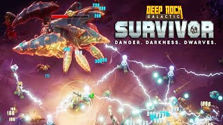 飛び回るドローンに電撃ファンスを繋げて電気地獄【Deep Rock Galactic: Survivor】