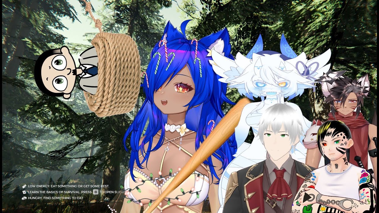 Time to gas light in a forest :3 [The Forest] #vtuber #vtubergaming # ...