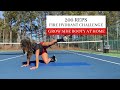 GROW YOUR SIDE BOOTY | 200 Rep Fire Hydrant Challenge to get rid of hip dips | side booty workout