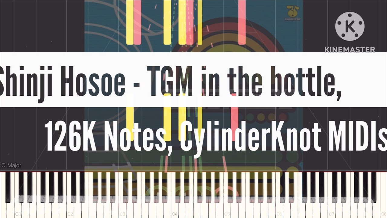 [Black Midi] Shinji Hosoe TGM in the bottle, 126K Notes, CylinderKnot