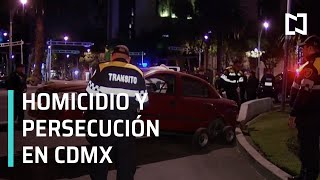 Homicidio y persecución en la colonia Buenavista, CDMX - Despierta