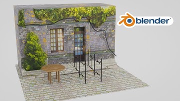 PS1 Style Low Poly Building in Blender | Speed Modeling PS1 Style Graphics