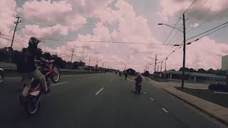 Fayetteville Takeover 2020 Police escort and a narly crash