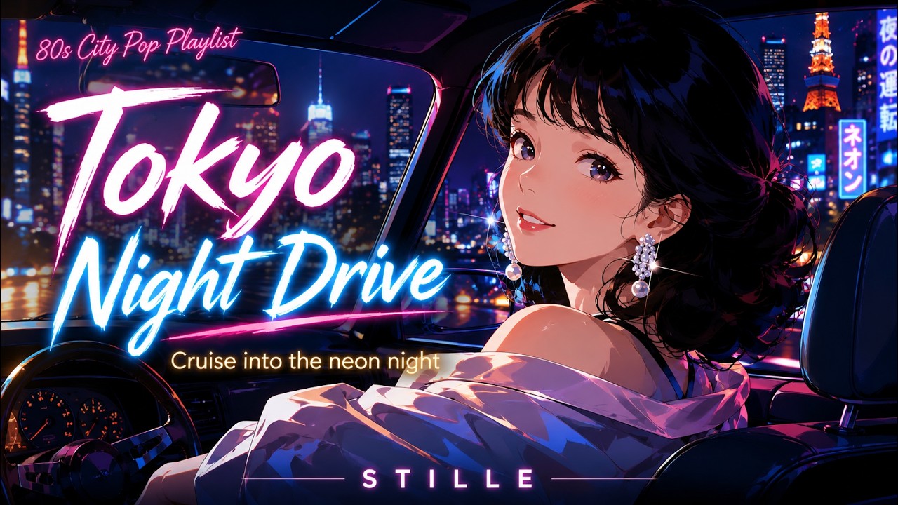 STILLE🎧] Tokyo Night Drive | 80s City Pop Mix | 80年代シティ