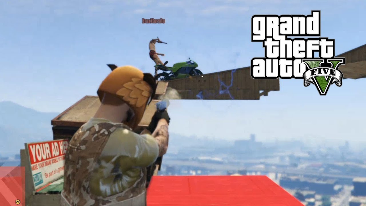 DONDE VAS TAN RÁPIDO RATA! PARKOUR GTA V