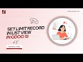 How to Set Limit Record in List View in Odoo 18 | Odoo 18 Functional Tutorials| Odoo 18 New Features