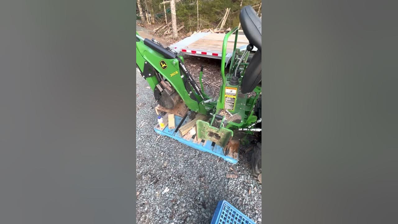 John Deere 1025r backhoe hydraulic lines not connecting YouTube