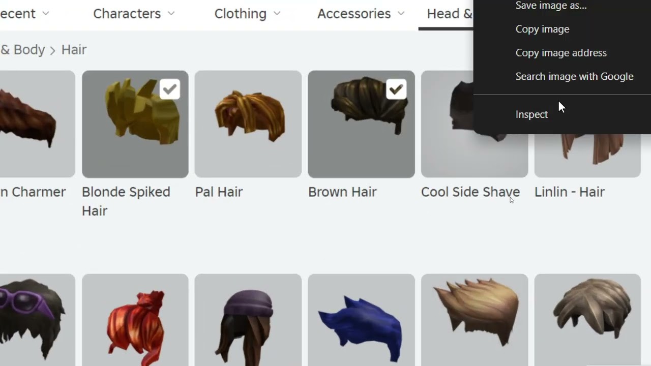 How To Equip Multiple Avatar Hairs On Roblox Tutorial Wear Roblox 