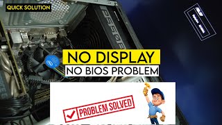 Computer Turns On but No Display Signal In Monitor solution || Qucick no display solution