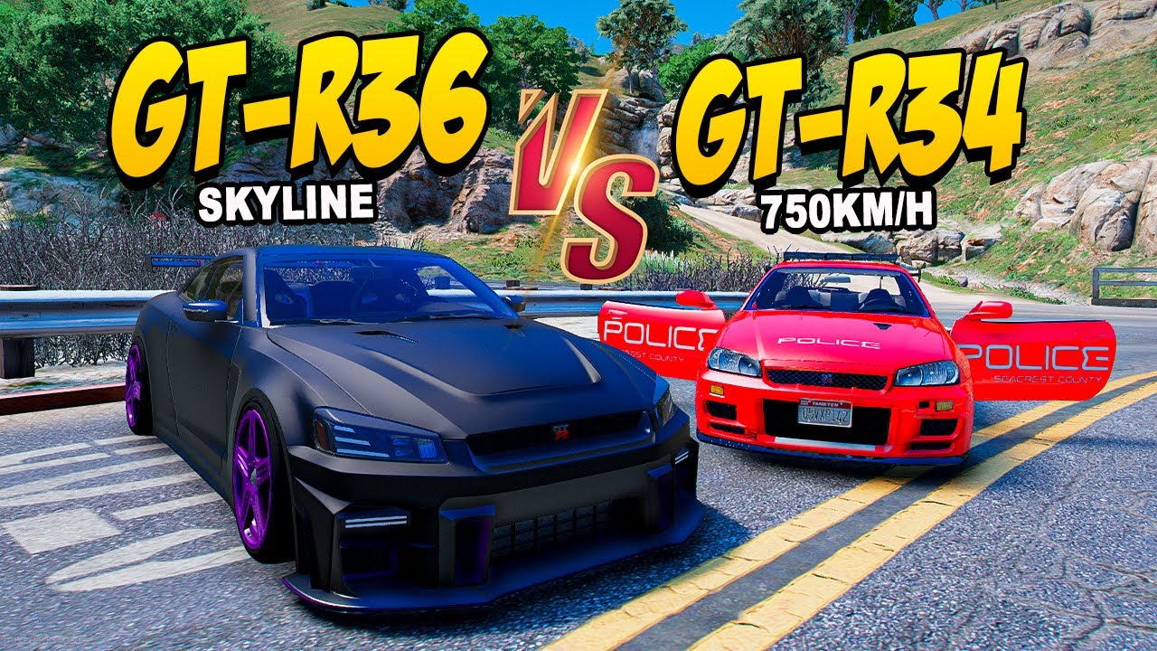 COMPRO un GTR-36 PARA Correr CONTRA EL JEFE DE LA POLICIA 😱 Gta Rp