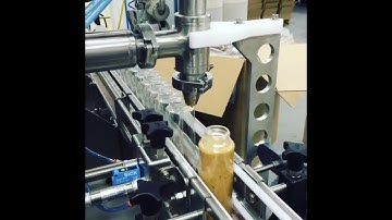 Inline piston filler - Automatic sauce packaging line