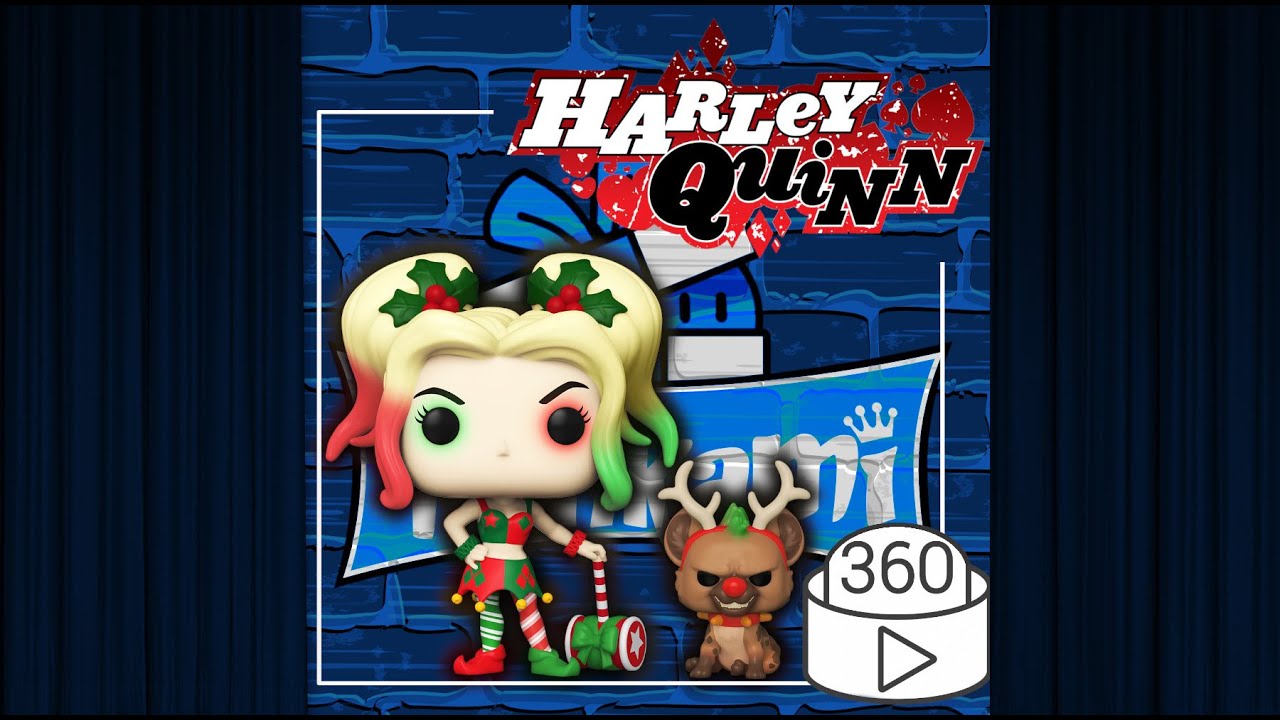 アメコミ Funko POP! Harley Quinn with Helper 357 Funko POP! & Buddy: DC Holiday Christmas Edition - Harley