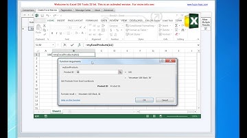 Exis ExcelDBTools - creating a function in ExcelDBTools software