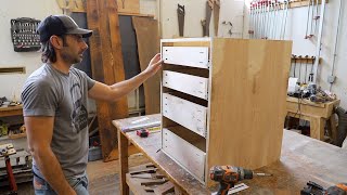 Building Simple Frameless Kitchen Cabinets with Pocket Screws -  