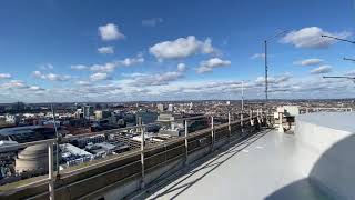 Boston and Cambridge from the top of MIT Green Building