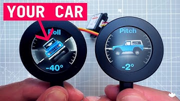Inclinometer -YOU- can make - using round displays with ESP32