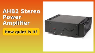 REVIEW (2025): AHB2 Stereo Power Amplifier. Features.