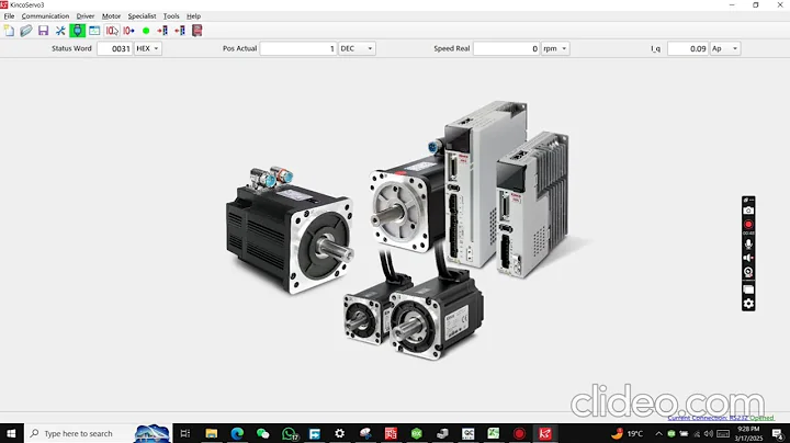 🎥 Kinco Servo Drive Setup – Part 2 | Motion Test After Error Removal | Position & Speed Mode Demo 🛠️