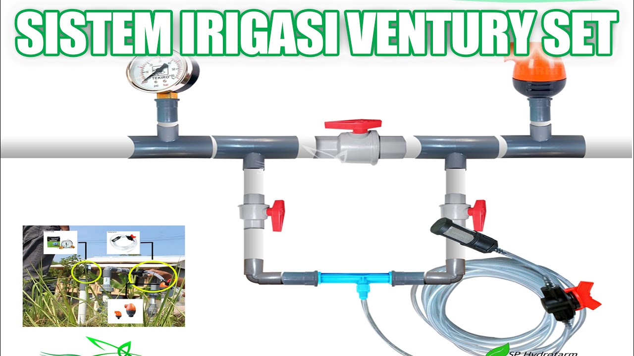 Penjelasan Lengkap Sistem Venturi Set | Sistem Hidroponik | www.sumberplastik.co.id