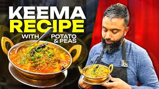 Keema Aloo Matar | Nostalgic Childhood Recipe | Lamb mince cooked with potato & Pea!