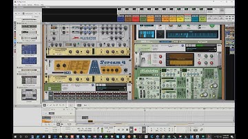 The Rig.  Reason 9.5 with Korg Mono/Poly