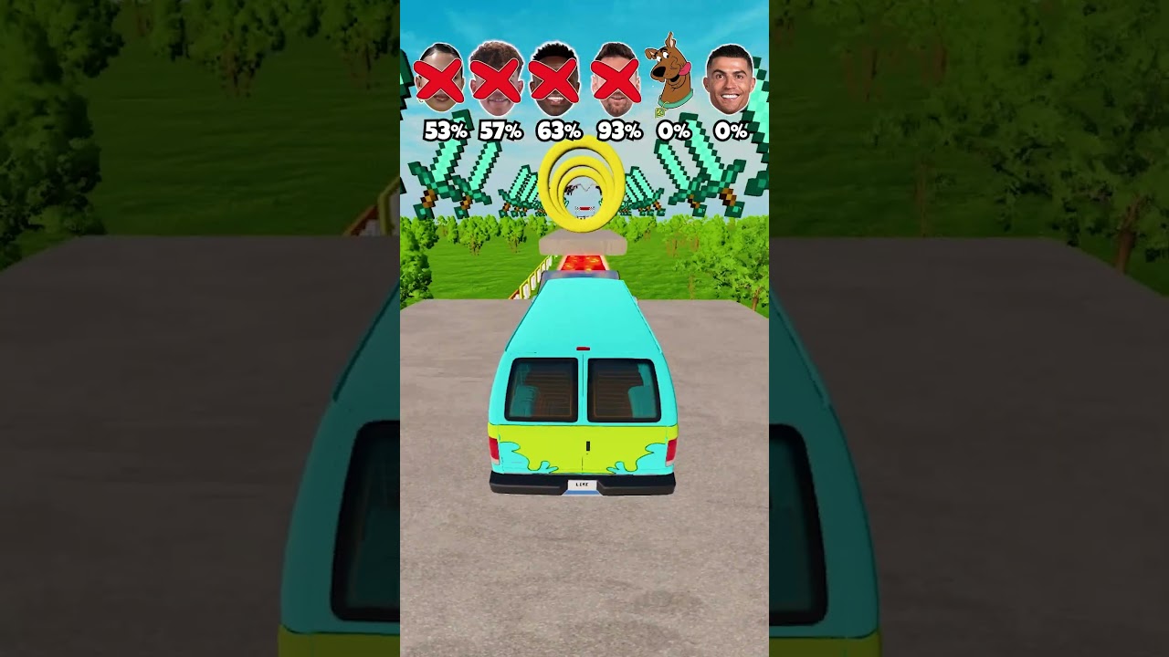 🤩CR7 vs Messi vs Vinicius Junior vs Lamine Yamal vs Scooby Doo⚽