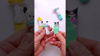 Cute Sanlio erasable dual head marker pen#melody #sanrio #hellokitty #kuromi
