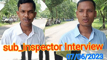 Sub- Inspector Interview Experience #SI #interview 👮👮👮‍♀️👮‍♀️