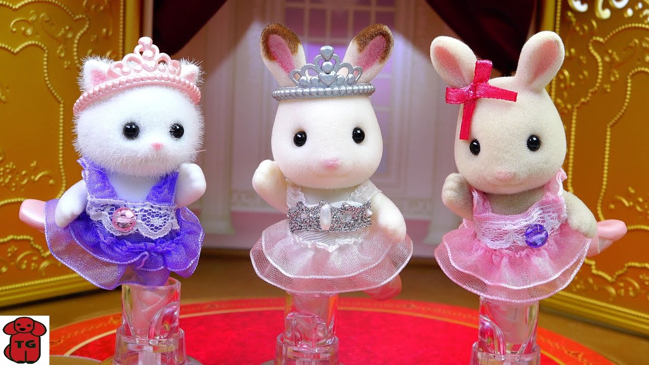 ★실바니안패밀리 숲속의 발레극장 개봉기♥Sylvanian Families Ballet Theater Ballerina Friends♥シルバニアファミリー 森のバレエ劇場