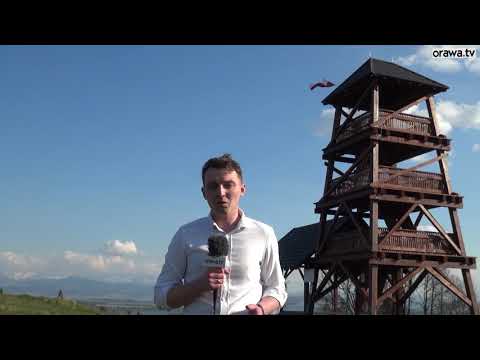 Zaproszenie Wójta gminy Lipnica Wielka Mateusza Lichosyta na wieżę widokową na Marysinej Polanie