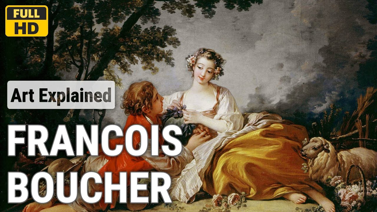 Francois Boucher: A collection of 10 oil paintings with title and year, around 766 [HD]