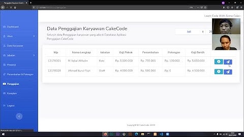 WEB PROGRAMMING II - SISTEM INFORMASI PENGGAJIAN MENGGUNAKAN FRAMEWORK LARAVEL