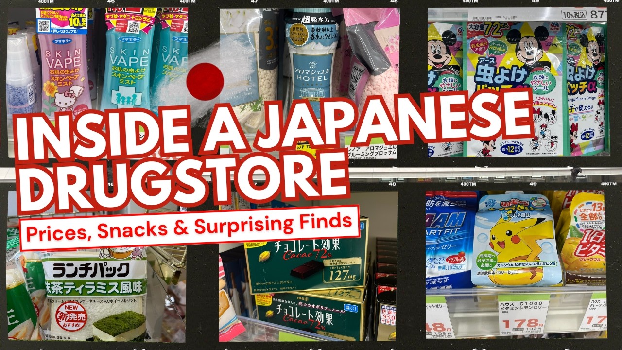 Inside a Japanese Drugstore | Prices, Snacks & Surprising Finds