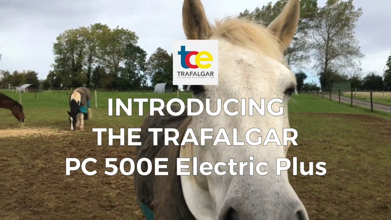 The PC 500E Plus Electric Paddock Cleaner