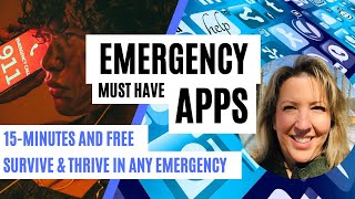 Emergency Prep Apps for Medical ID Emergency Contact Card First Aid Weather Emergency FEMA Red Cross