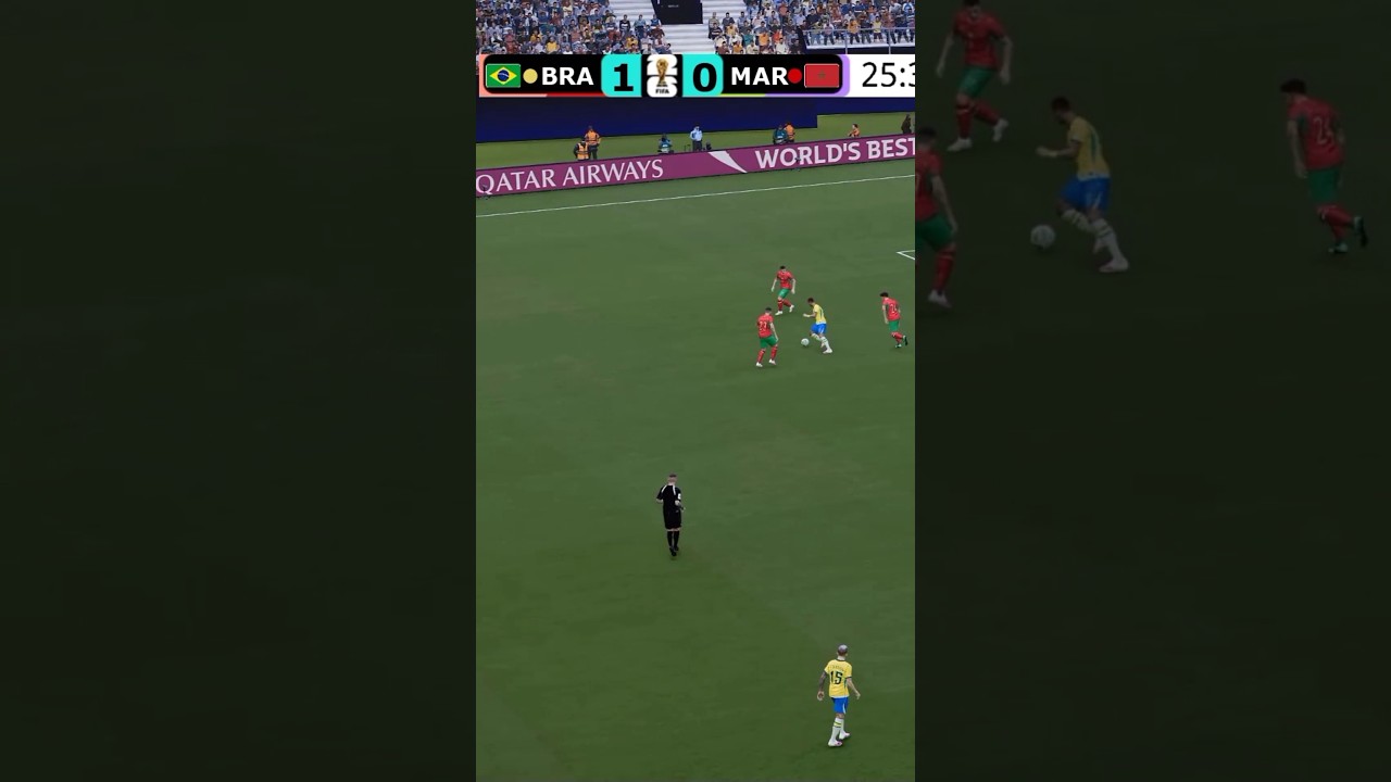 Ti Amo Brazil 💚💛💙Vamos Brasil 🇧🇷 #brazil #morocco #worldcup2026 #simulation