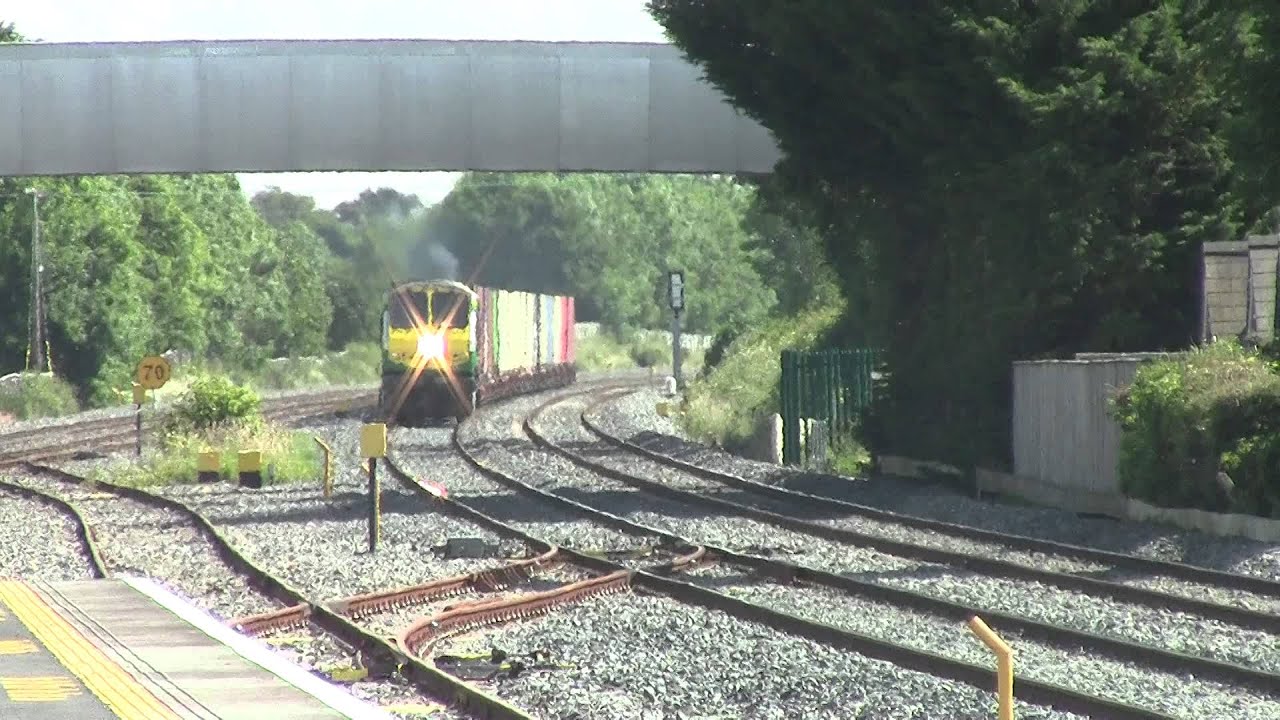 top movies on netflix Hazelhatch & Celbridge HD-Irish Rail 201 no.224+IWT containers passes on service to Ballina