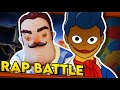 Hello neighbor vs welcome home rap battle dgprb