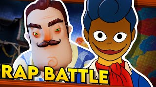 Hello Neighbor vs. Welcome Home. RAP BATTLE! (DGPRB)