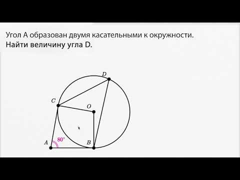 Задачи с касательными к окружности. Пример 1. | Окружность |  Геометрия