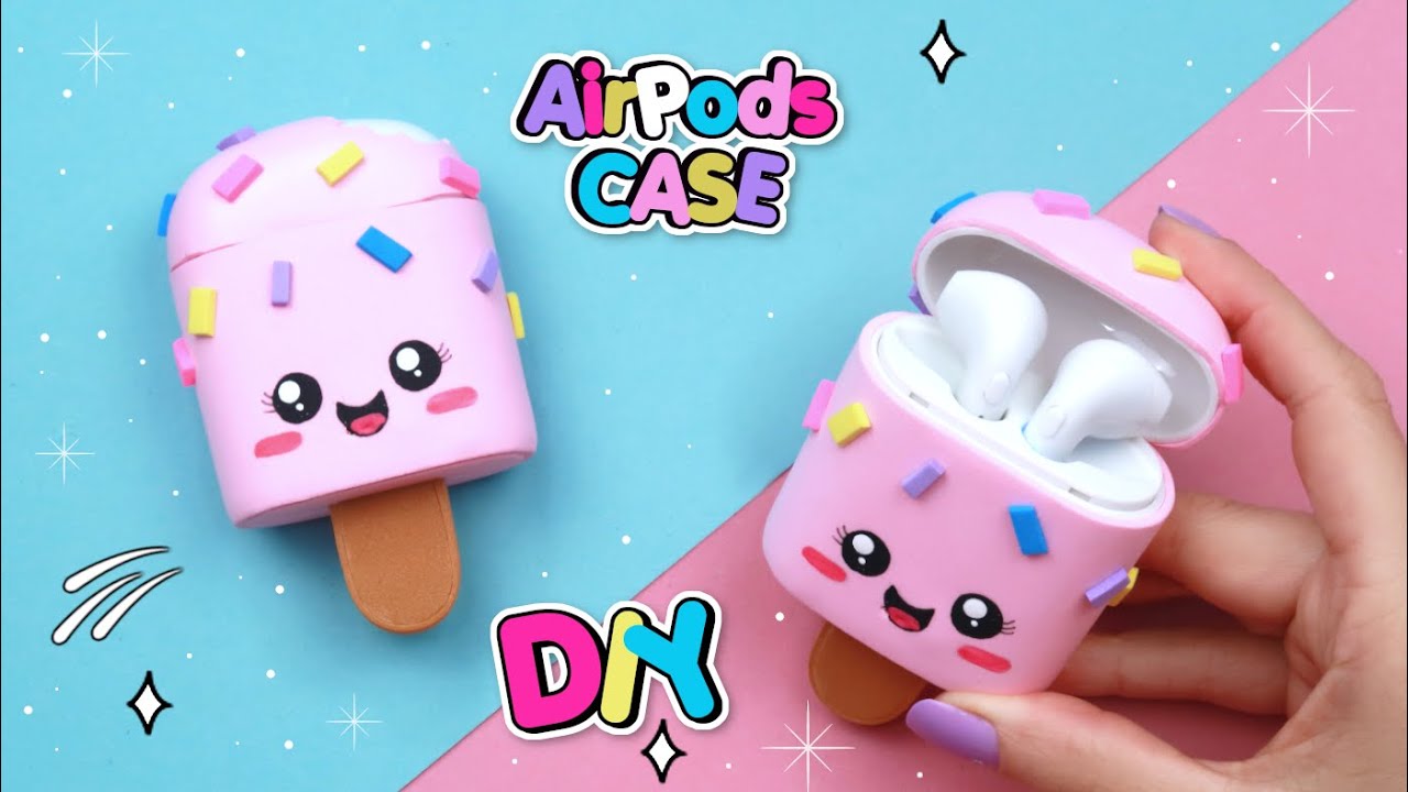 How to make CUTE HEADPHONES case DIY - HOW TO customize your
