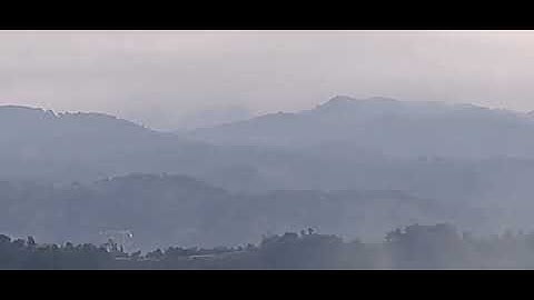 Gunung kabut penyejuk hati